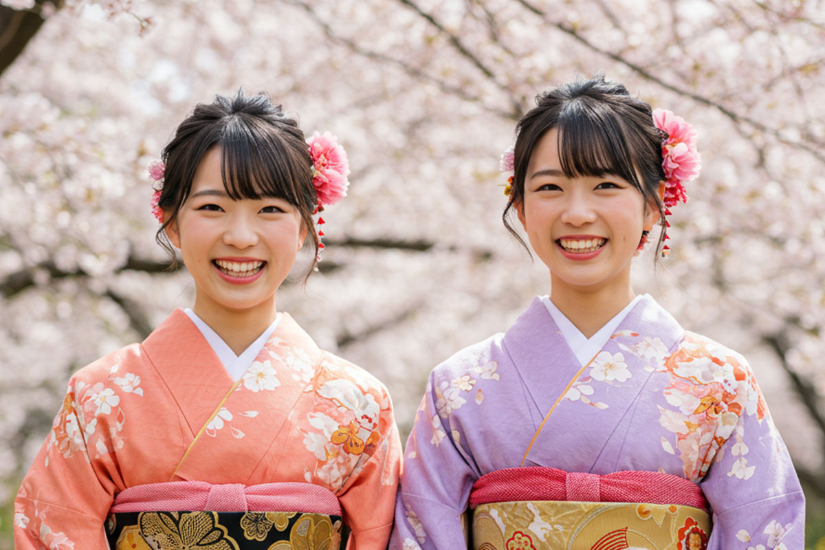 双子での振袖レンタル利用特典