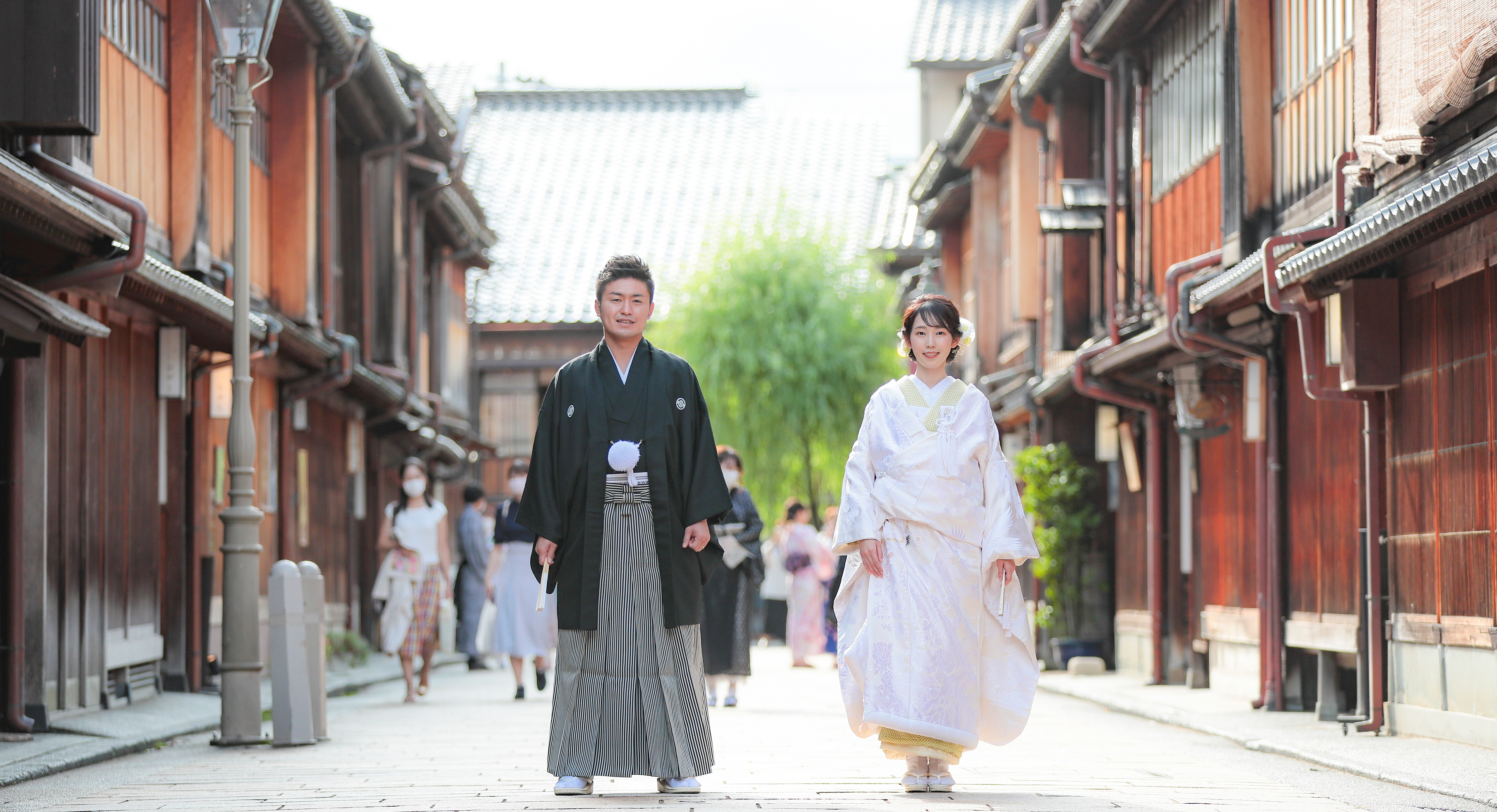 東茶屋街や兼六園でのフォトウェディング│石川県金沢市のフォトウェディングならアフロディーテ金沢店